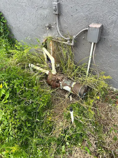 Overgrown valve box cleanup & repair